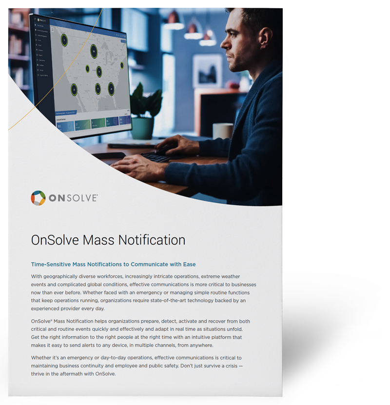 OnSolve Mass Notification How It Works