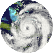 The Emergency Manager's Guide to Hurricane Survival, Satellite image of a hurricane
