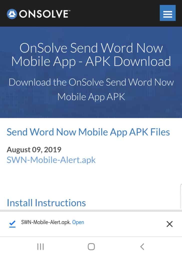 SWN APK Instruction - Download the APK