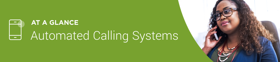 Automated Calling System - 900x200