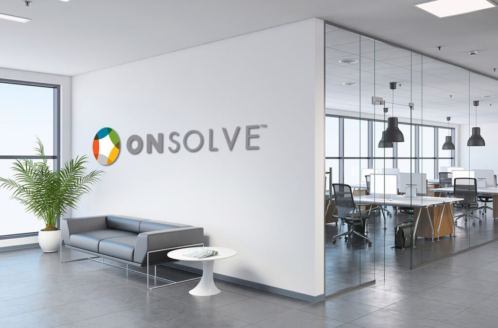 Photo of an OnSolve office entry