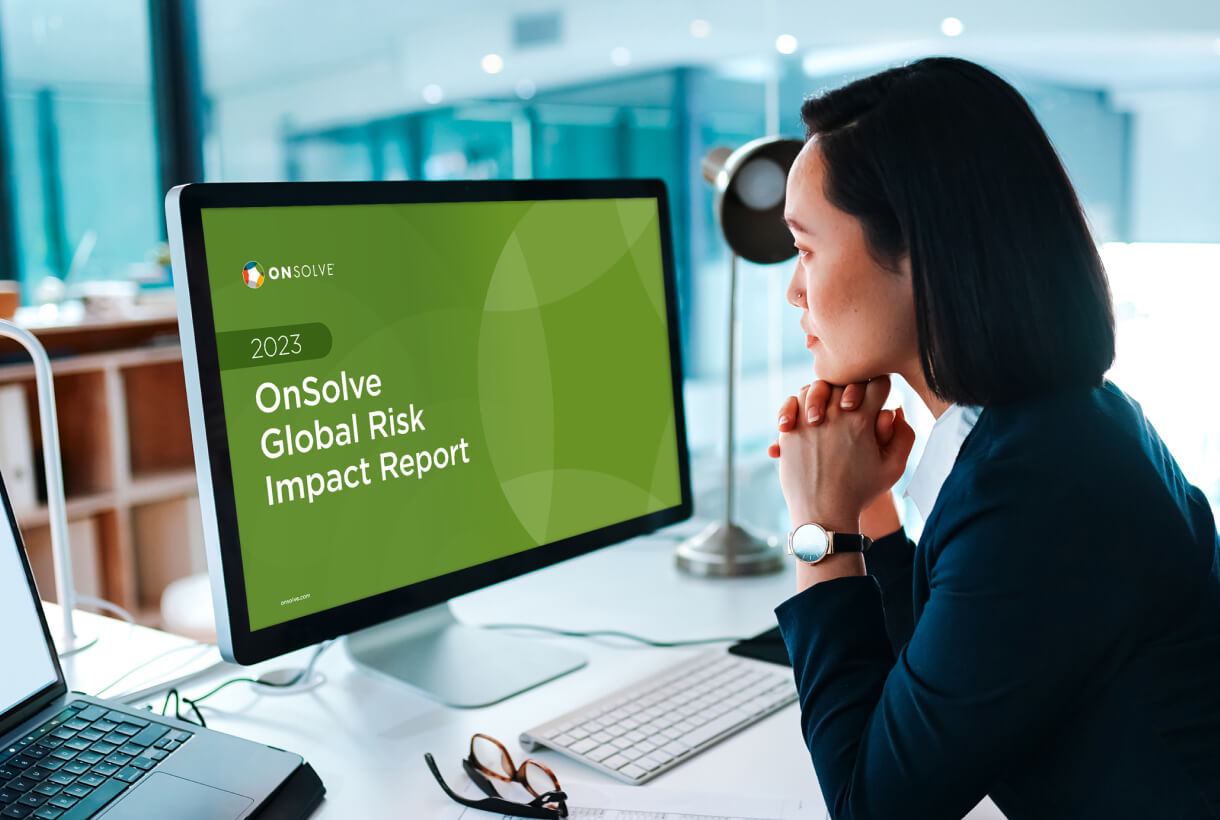 OnSolve 2023 Global Risk Impact Report Thumbnail